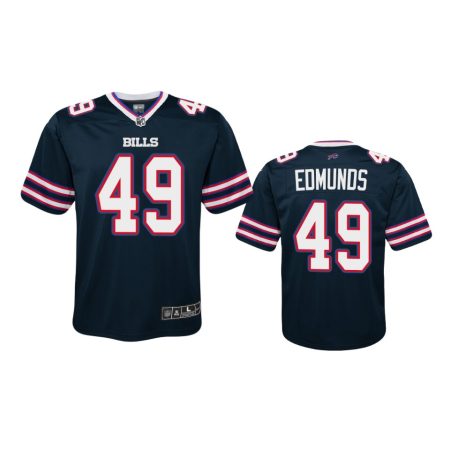Youth Buffalo Bills Tremaine Edmunds Navy Inverted Game Jersey