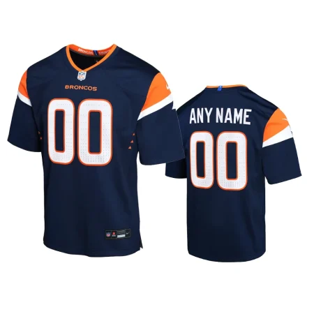 Denver Broncos Custom Navy 2024 Alternate Jersey - Youth