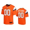 Denver Broncos Custom Orange 2024 Game Jersey - Youth 2 youth broncos custom orange 2024 game jersey