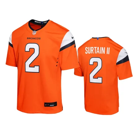 Denver Broncos Patrick Surtain II Orange 2024 Game Jersey - Youth