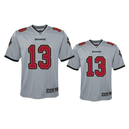 Youth Tampa Bay Buccaneers Mike Evans Gray Inverted Game Jersey