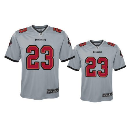 Youth Tampa Bay Buccaneers Sean Murphy-Bunting Gray Inverted Game Jersey