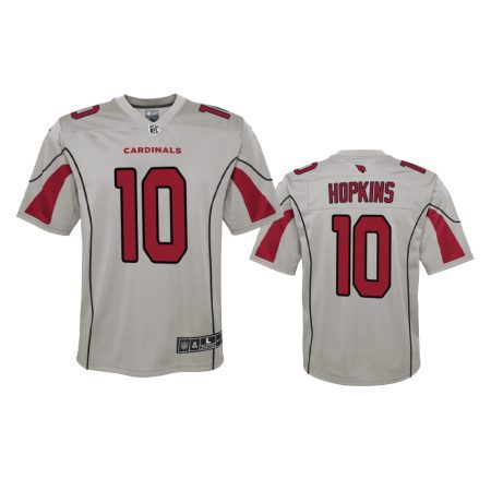 Youth Arizona Cardinals DeAndre Hopkins Silver Inverted Game Jersey