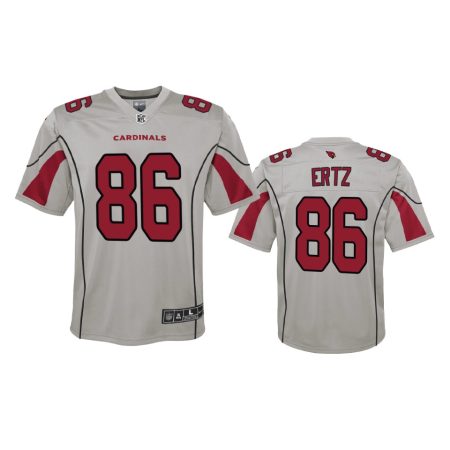 Youth Arizona Cardinals Zach Ertz Silver Inverted Game Jersey