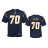 Youth Chargers Rashawn Slater Navy Alternate Game Jersey 3 youth chargers rashawn slater alternate game navy jersey