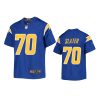 Youth Chargers Rashawn Slater Royal Game Jersey 3 youth chargers rashawn slater game royal jersey