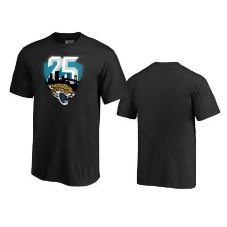 Youth Jacksonville Jaguars Black 25th Season T-Shirt