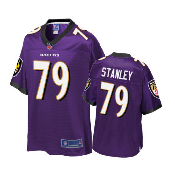 Baltimore Ravens Ronnie Stanley Purple Pro Line Jersey - Youth 1 youth purple ronnie stanley pro line jersey 0a