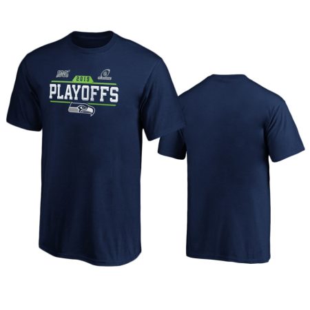 Youth Seattle Seahawks College Navy 2019 NFL Playoffs Chip Shot T-Shirt