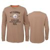 Youth Pittsburgh Steelers Khaki 2019 Salute to Service Performance T-Shirt 3 youth steelers khaki performance 2019 salute to service jersey