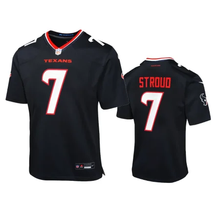 Houston Texans C.J. Stroud Navy 2024 Game Jersey - Youth