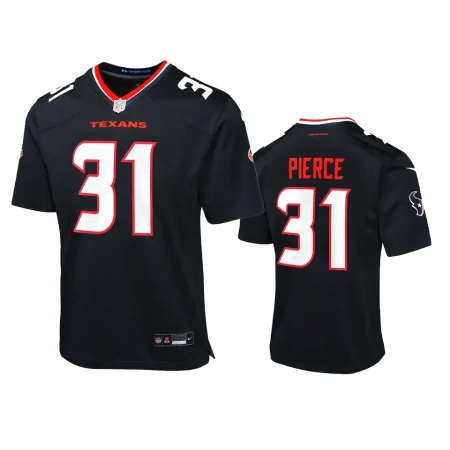 Houston Texans Dameon Pierce Navy 2024 Game Jersey - Youth