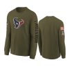 Youth Houston Texans Olive 2022 Salute To Service Team Logo Long Sleeve T-Shirt 2 youth texans olive team logo long sleeve 2022 salute to service jersey
